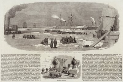 La glace à Cronstadt et les trophées de Sébastopol - Robert Thomas Landells